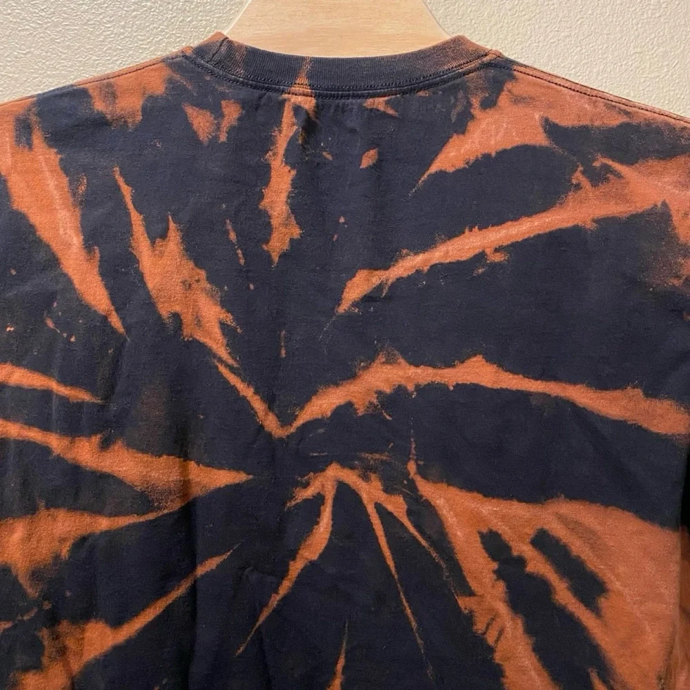 Men’s XL NFL Pittsburgh Steelers Spell Out Upcycled Bleached Tie Dye Shirt - Picture 8 of 10